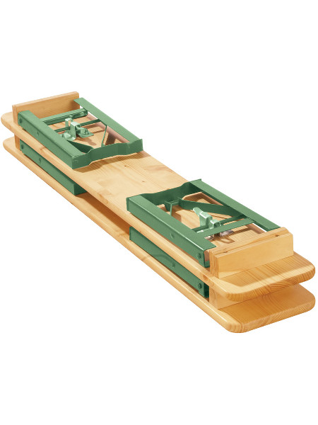 SEPP Kindergarnitur Bänke zusammengelegt – kompakte Lagerung für Kinder-Sitzgruppe