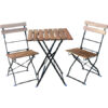 Beispielbild: Sitzgruppe BISTRO mit 2 BISTRO Chair Stühlen und 1 Tisch BISTRO Table