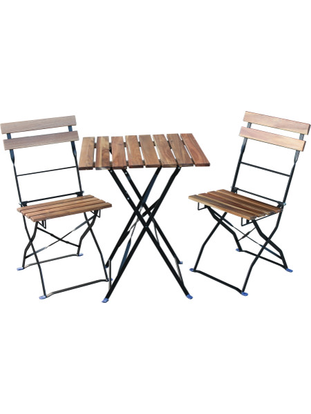 Beispielbild: Sitzgruppe BISTRO mit 2 BISTRO Chair Stühlen und 1 Tisch BISTRO Table