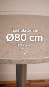 Tischplatten Ø80 cm