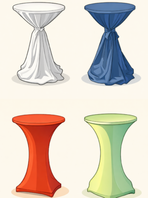 Stehtische mit Husse